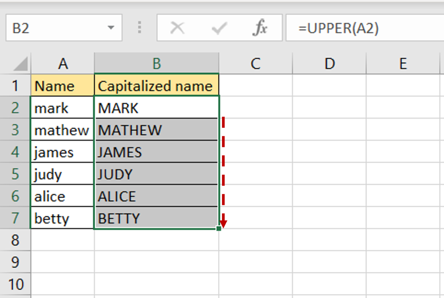 how-to-capitalize-letters-in-excel-spreadcheaters