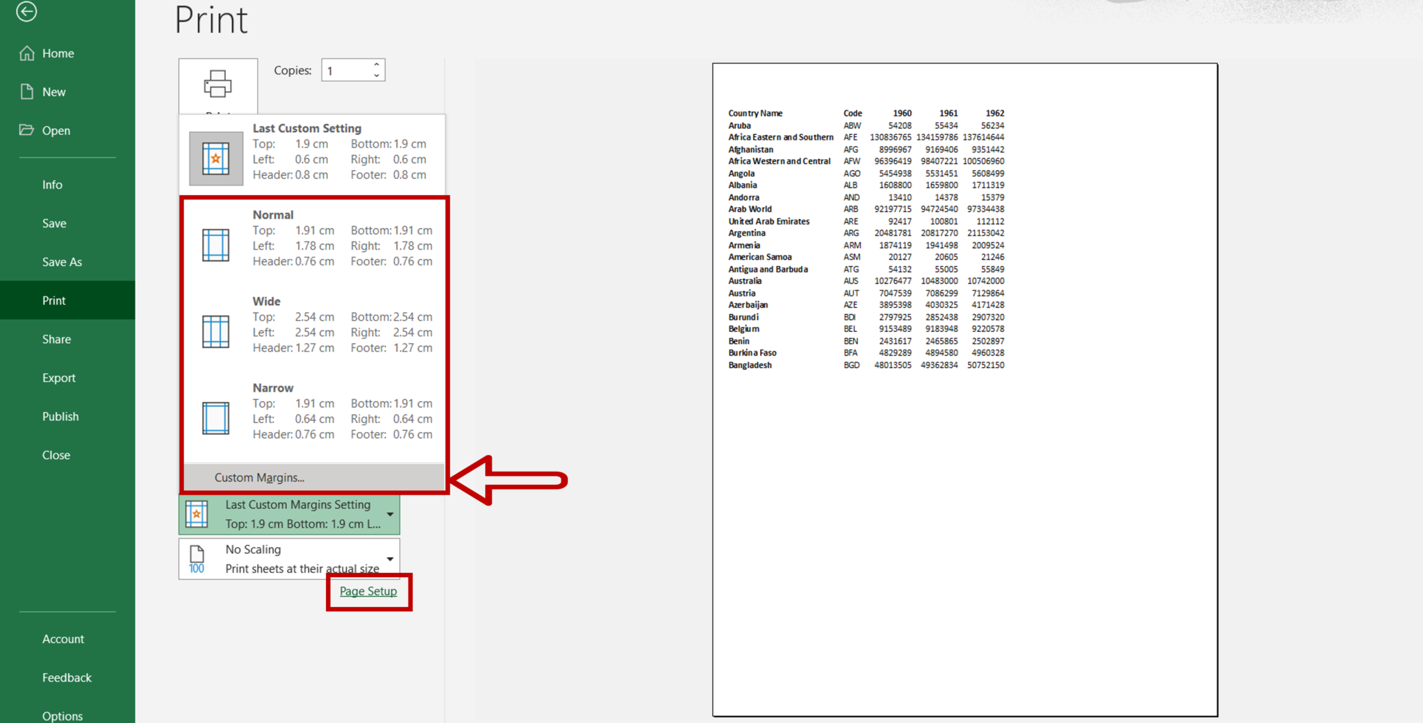 How To Center The Worksheet Horizontally On The Page In Excel Spreadcheaters 