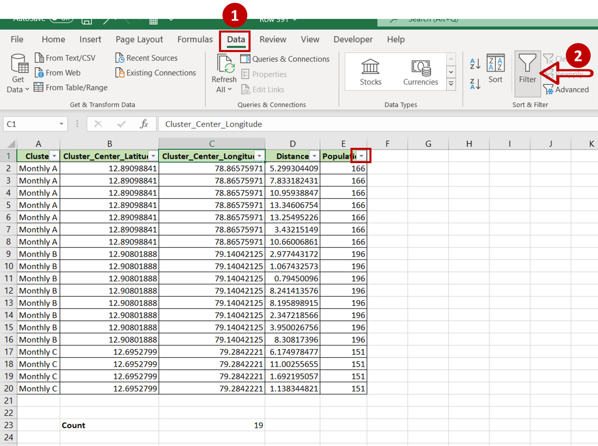 how-to-count-filtered-rows-in-excel-spreadcheaters