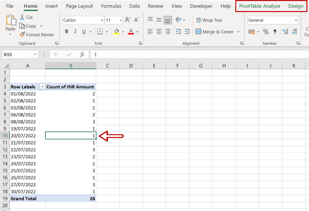 How to get pivot table menu back in excel spreadcheaters