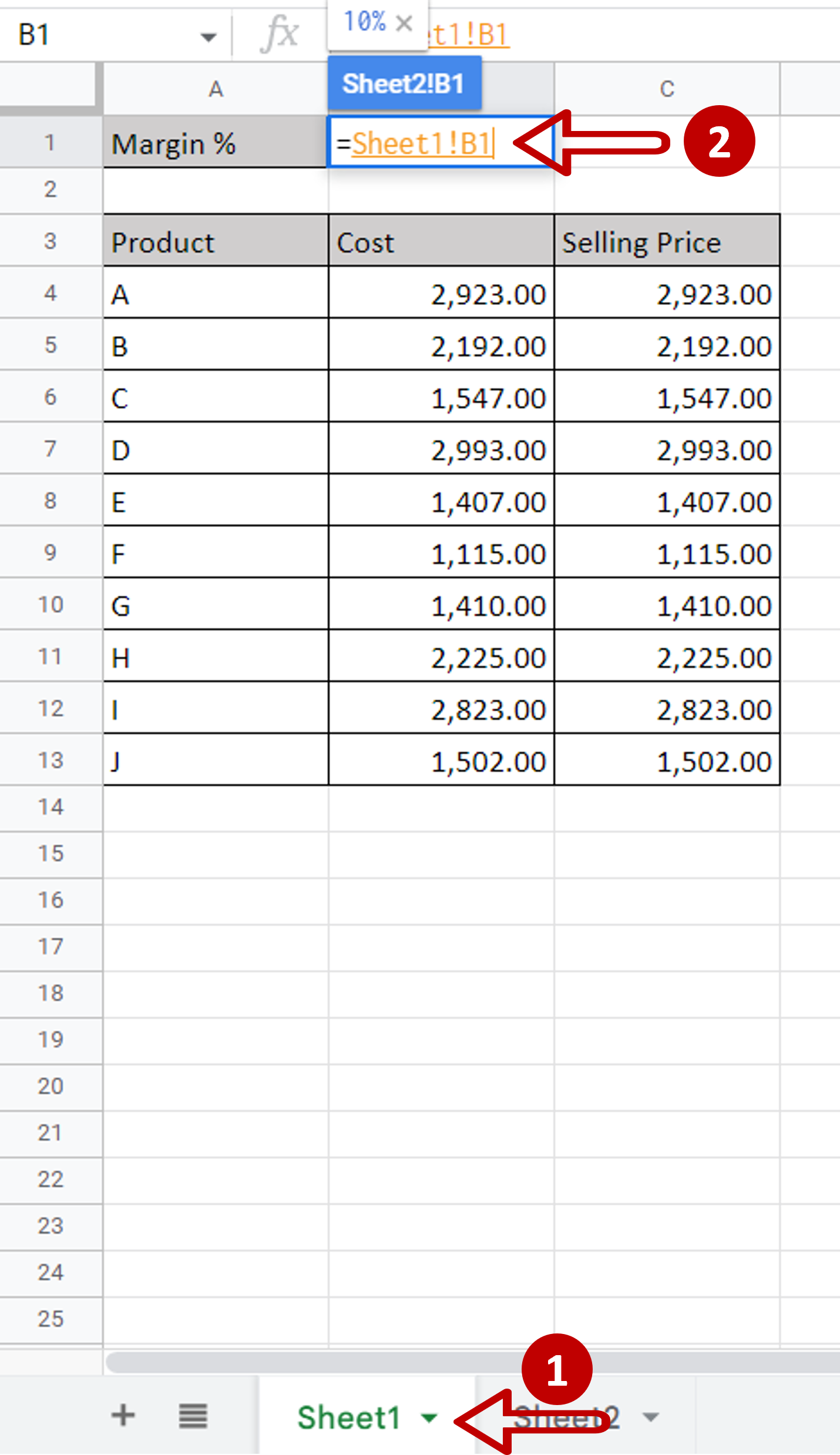 how-to-subtract-in-google-sheets