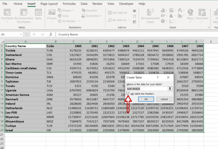 How To Make A Header Row In Excel Spreadcheaters 1591