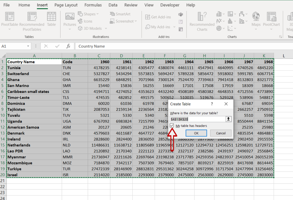 How to make a title row in excel spreadcheaters