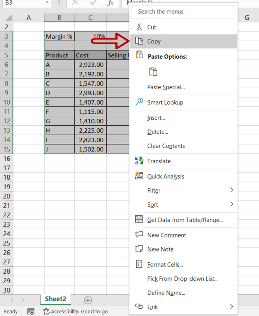 How To Paste From Excel To Word