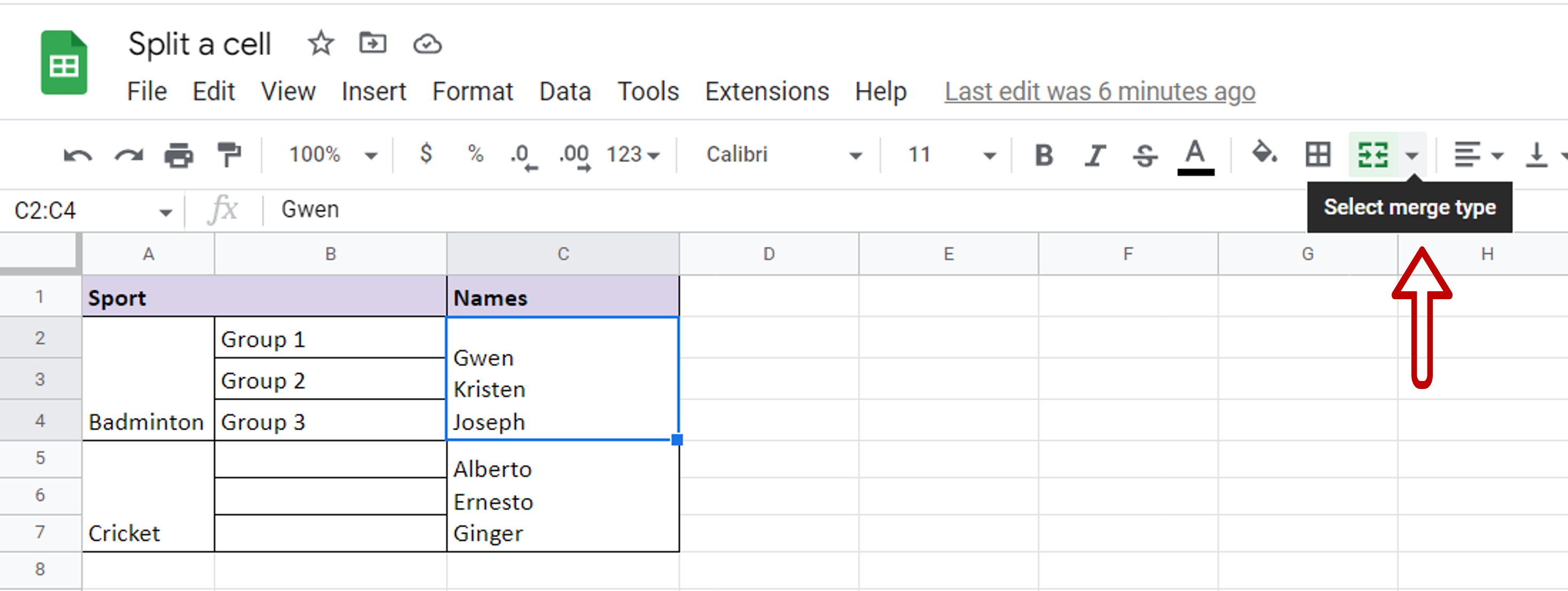 How To Split A Cell Horizontally In Google Sheets SpreadCheaters