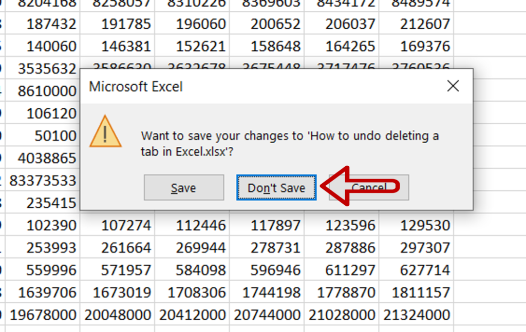 how-to-undo-deleting-a-tab-in-excel-spreadcheaters