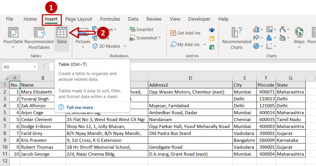 How To Build A Database In Excel | SpreadCheaters