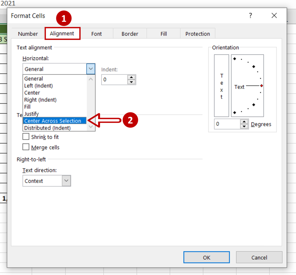 How To Center Across Selection In Excel | SpreadCheaters