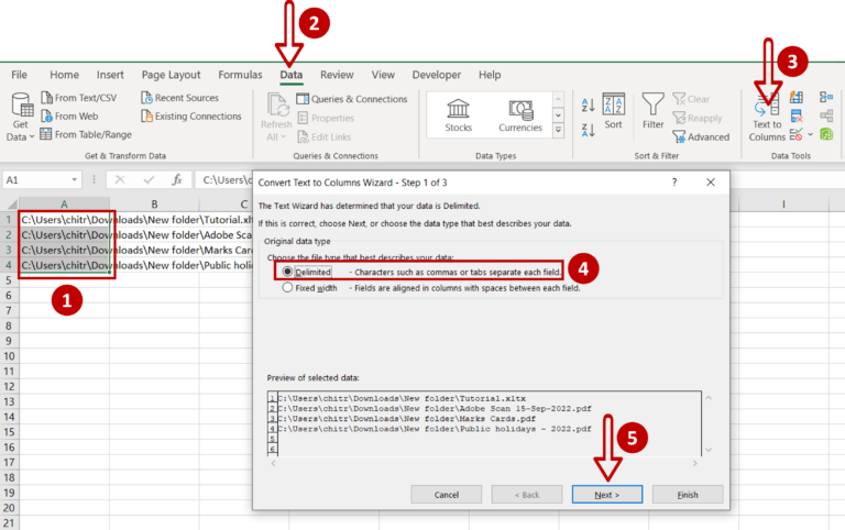 How To Copy File Names Into Excel | SpreadCheaters
