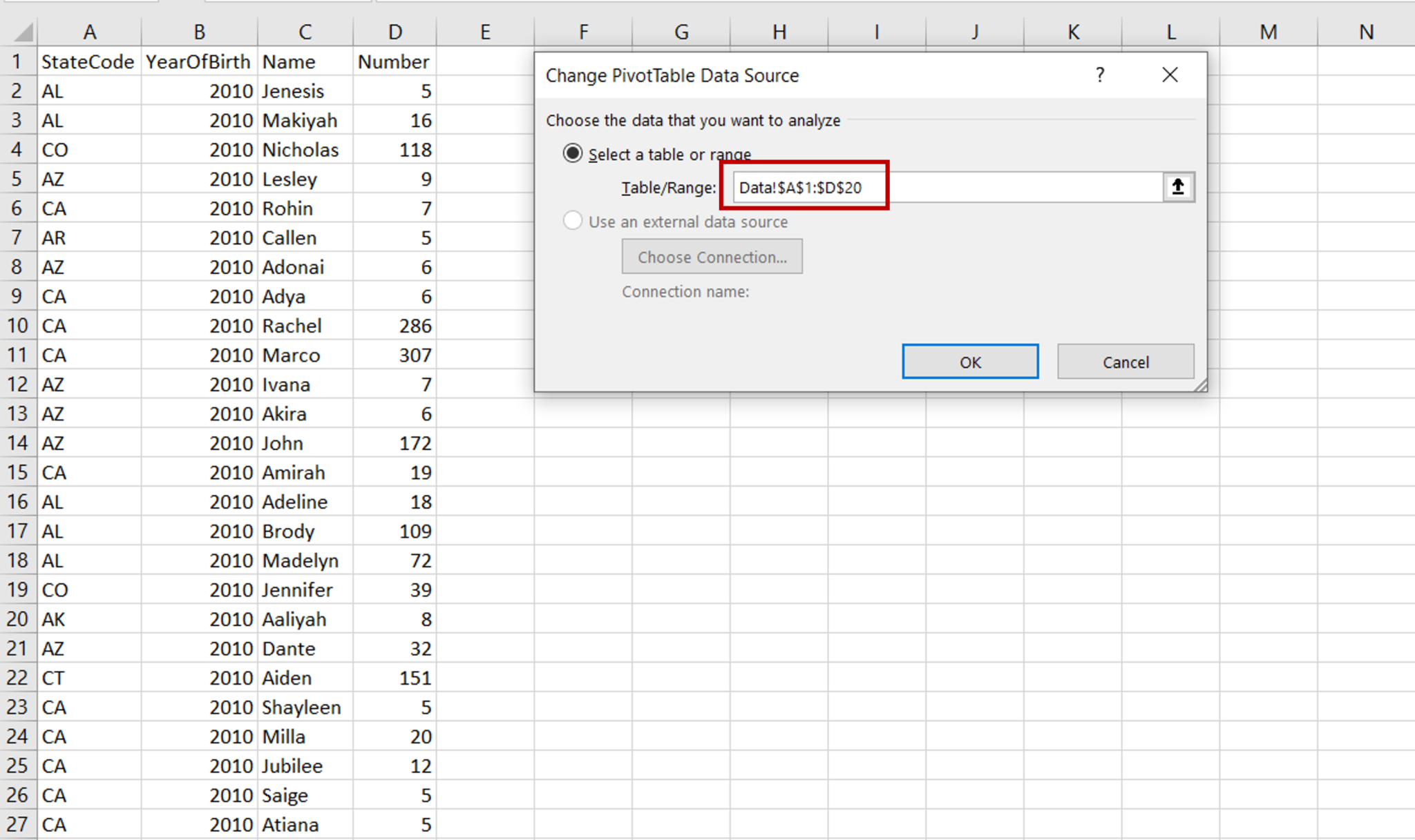 How To Expand Pivot Table Range In Excel