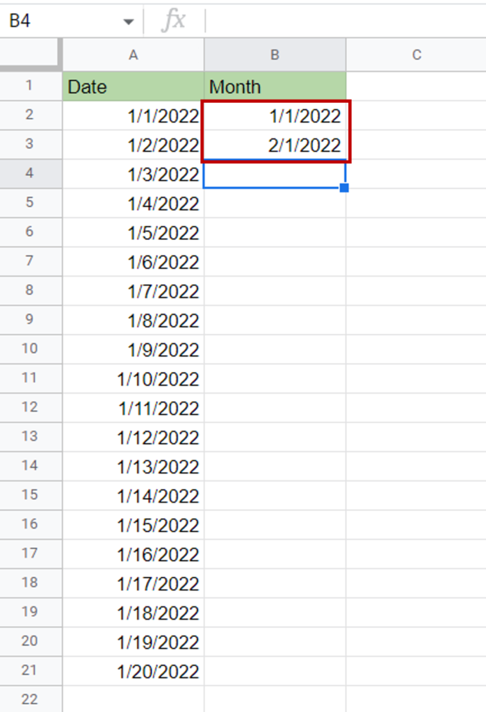 How To Insert Dates In Google Sheets | SpreadCheaters