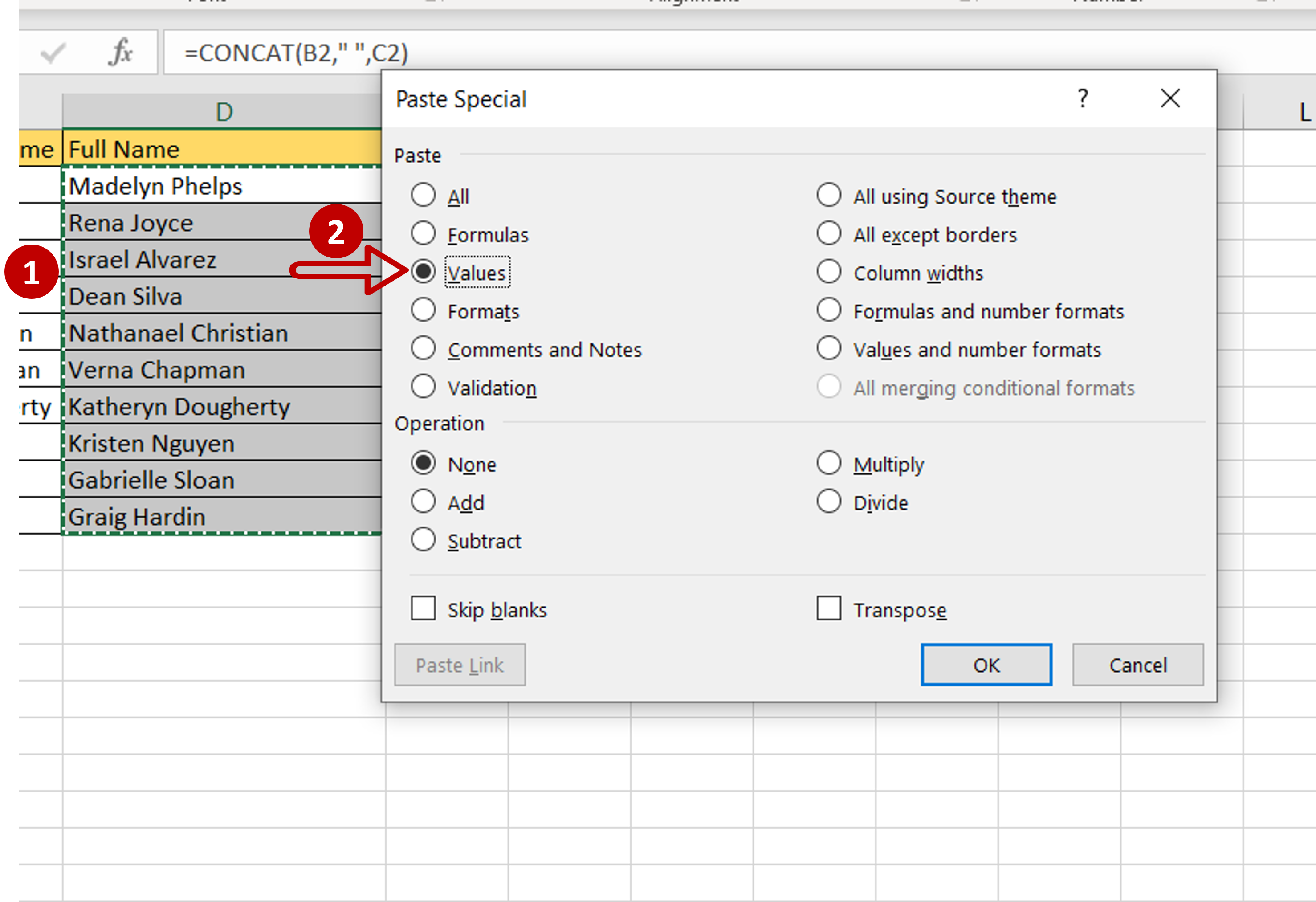 How To Merge Two Columns In Excel Without Losing Data - Templates ...