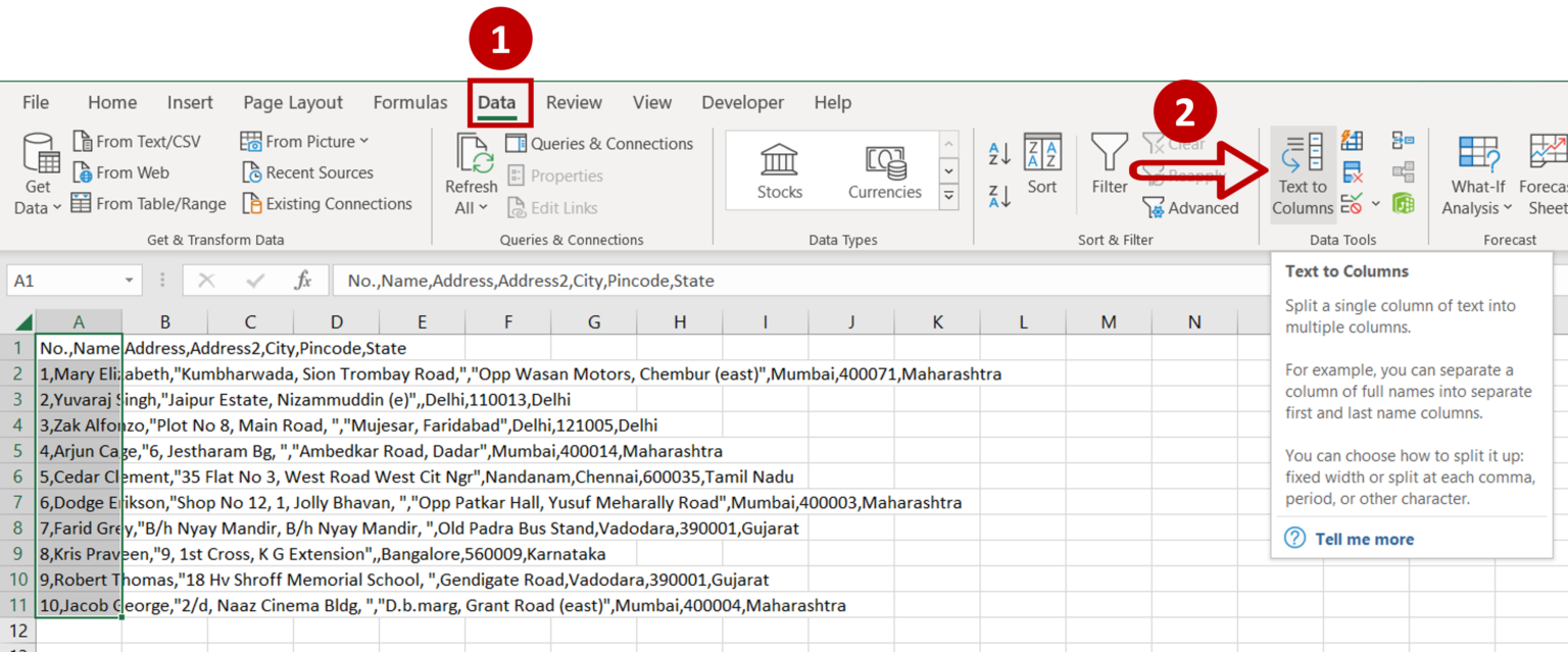 How To Paste Comma-separated Values In Excel | SpreadCheaters