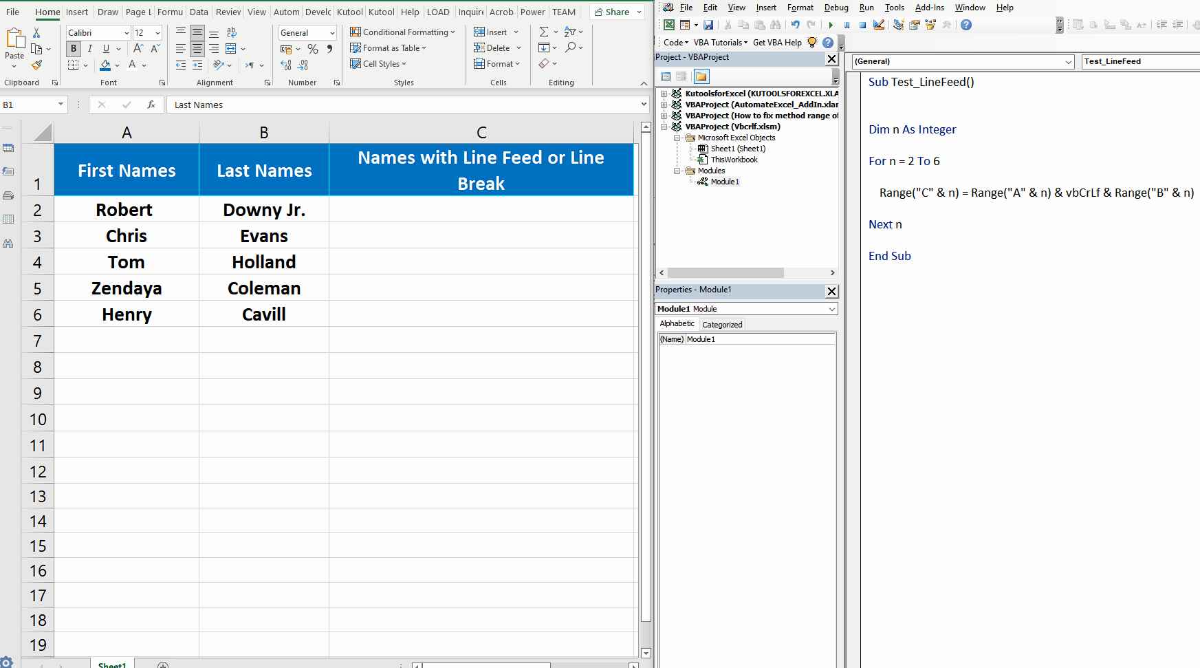 How To Use VbCrLf In Excel VBA | SpreadCheaters