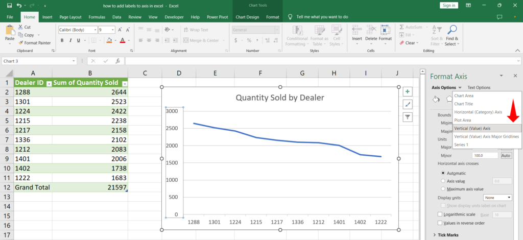 How To Add Labels To Axis In Excel | SpreadCheaters