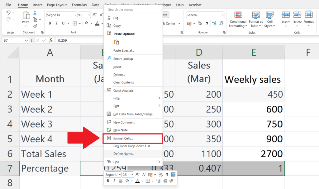 excel number format percentage points