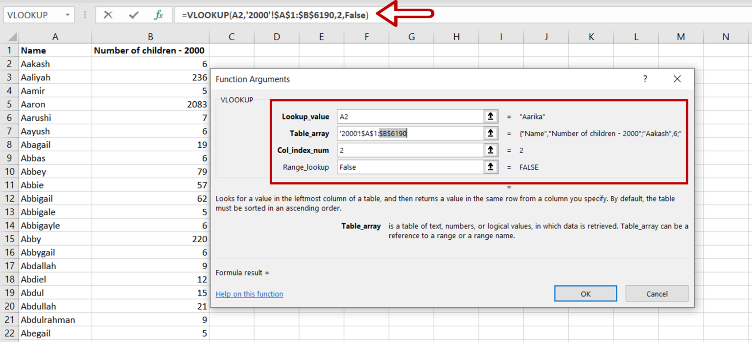 How To Compare Two Excel Sheets Using Vlookup | SpreadCheaters