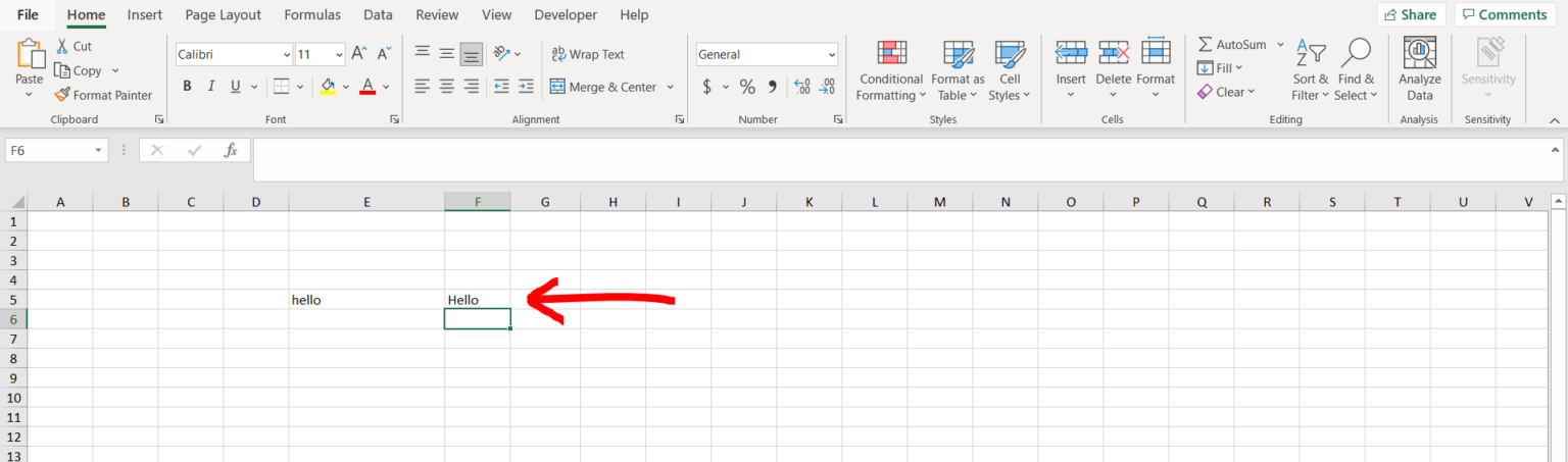 How To Make First Letter Capital In Excel