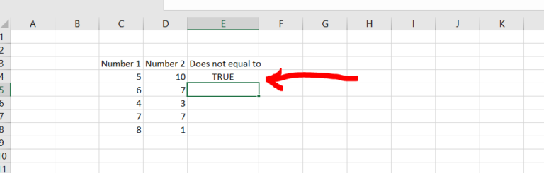 how-to-write-not-equal-in-excel-spreadcheaters