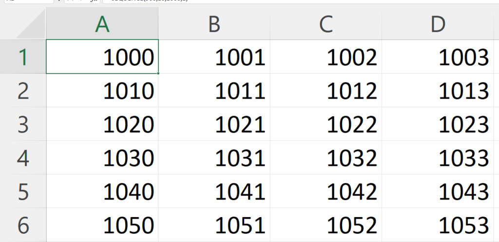 how-to-generate-a-list-of-all-four-digit-number-combinations-in