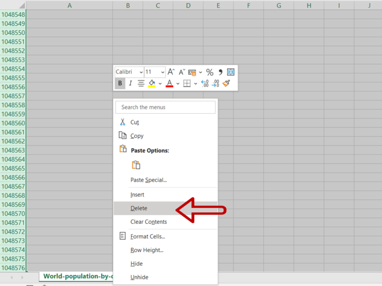 how-to-delete-excess-rows-in-excel-spreadcheaters