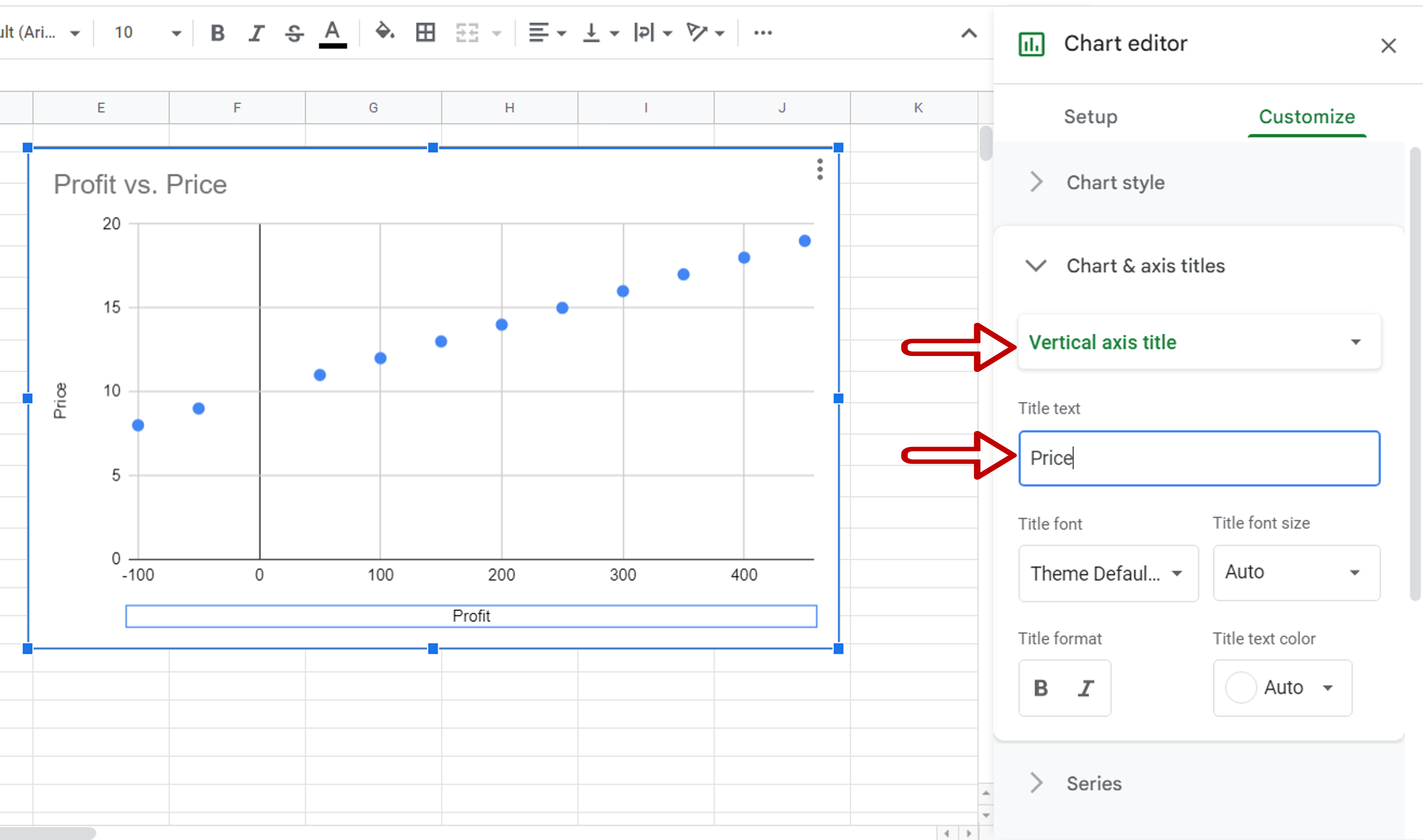 How To Switch The X And Y Axis In Google Sheets | SpreadCheaters