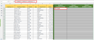 How To Create Buckets In Microsoft Excel 