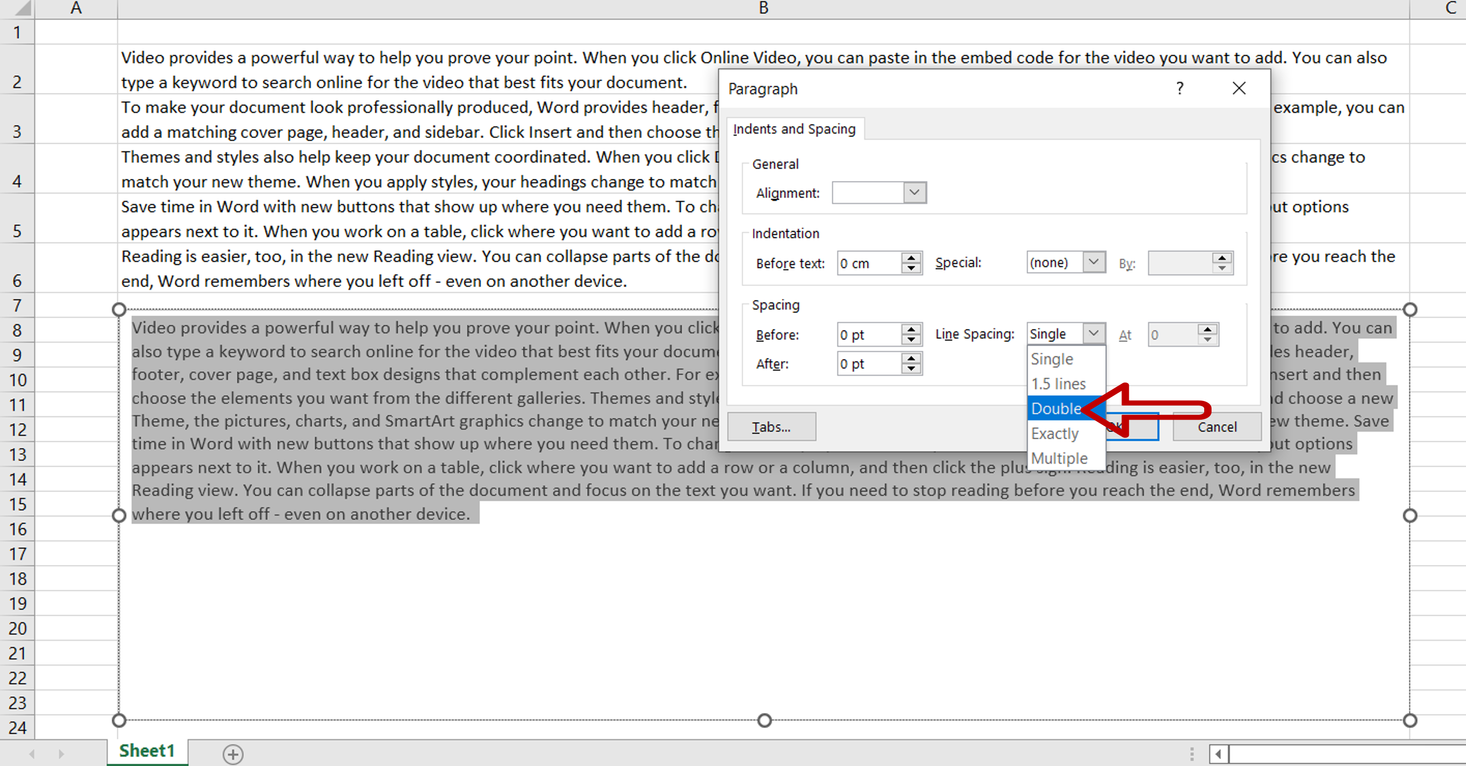 how-to-double-space-in-excel-spreadcheaters