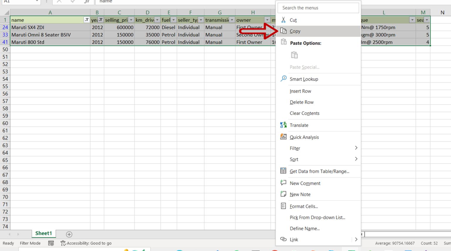 How to extract data from excel based on criteria spreadcheaters